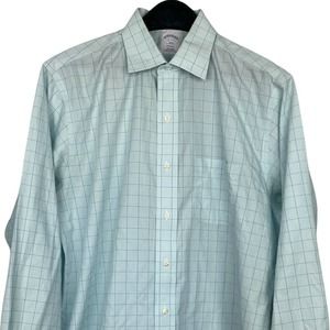 Brooks Brothers Men's 16 32/33 (Large) REGENT Non Iron Button Up Check *Read